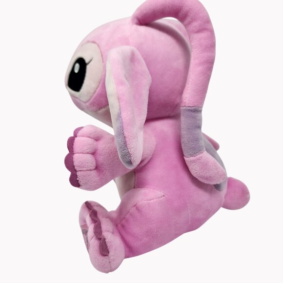 Disney Store Lilo & Stitch Angel Plush 9” Pink Stuffed Toy Cuddly Soft Doll - Picture 5 of 10
